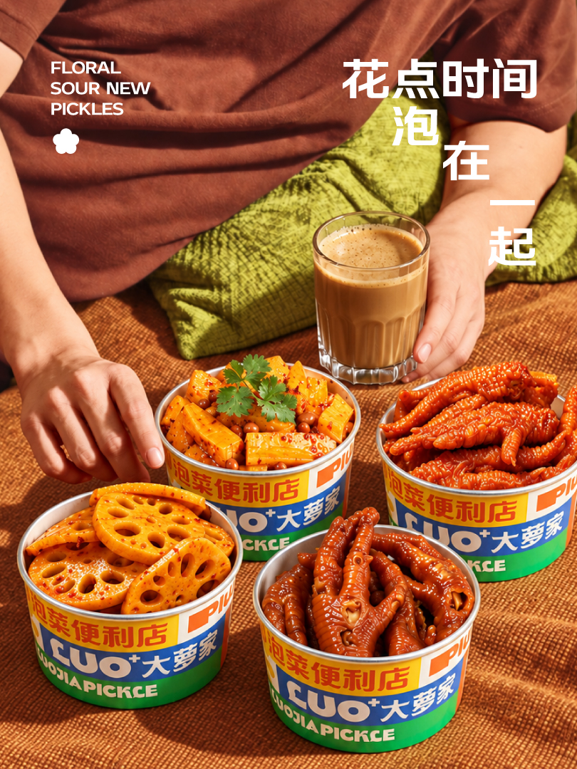 大萝家®泡菜品牌设计案例